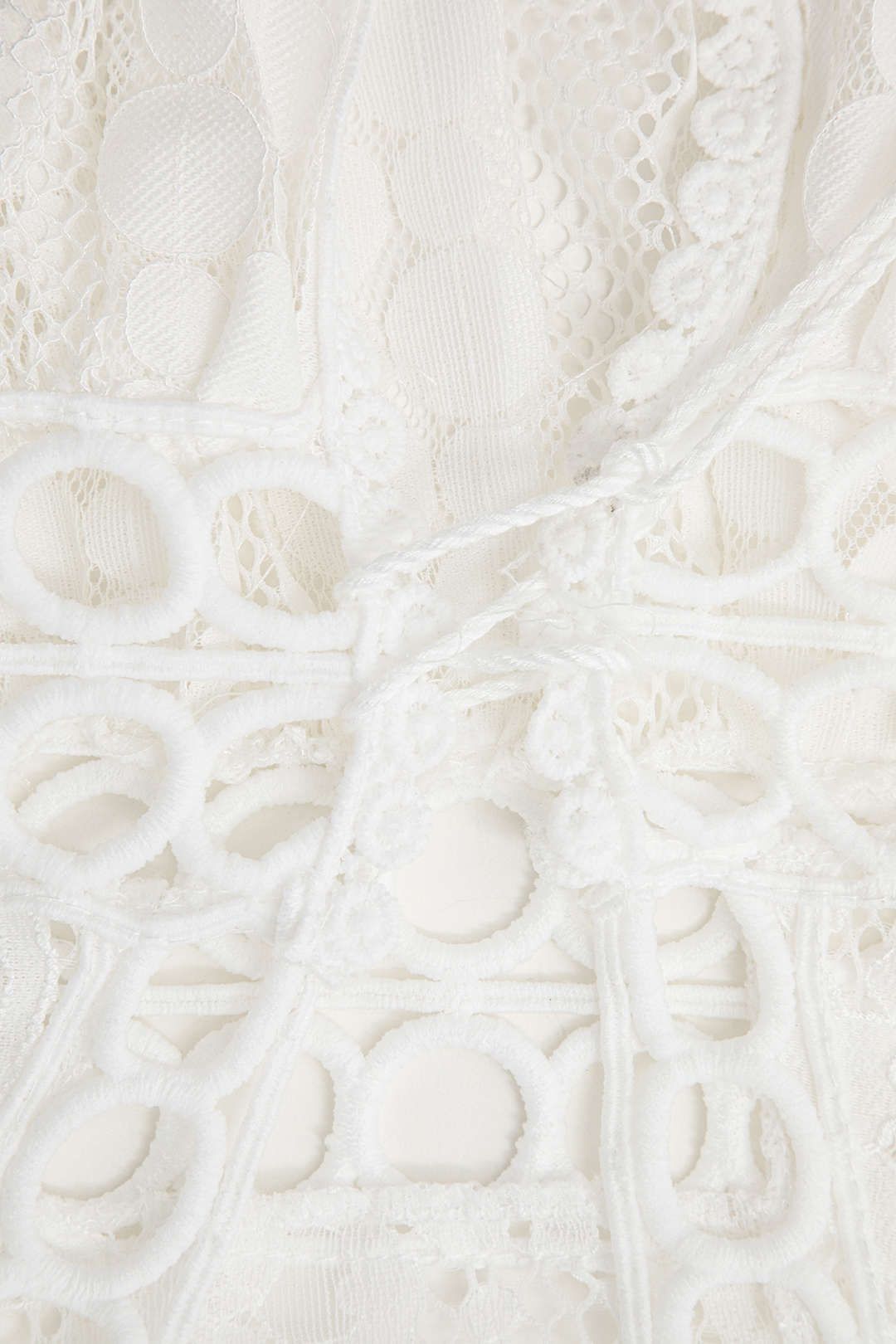 Sheer Lace Tie Front Cover-up sold by Micas product image thumbnail 3