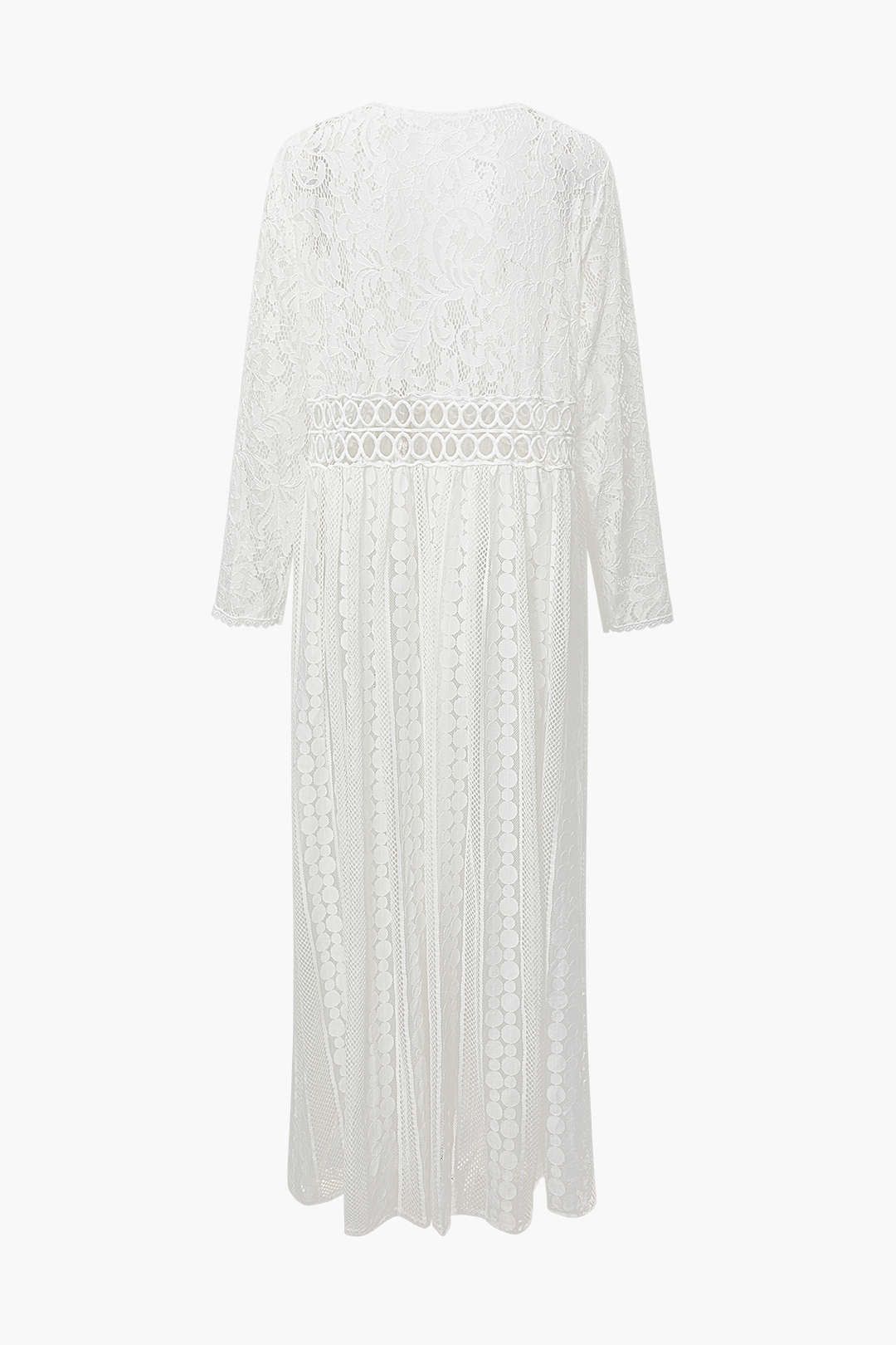 Sheer Lace Tie Front Cover-up sold by Micas product image thumbnail 2