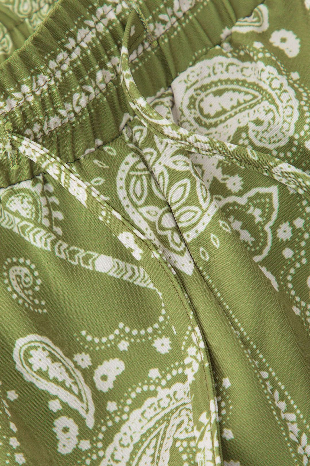 Paisley Print Drawstring Pants sold by Micas product image thumbnail 5