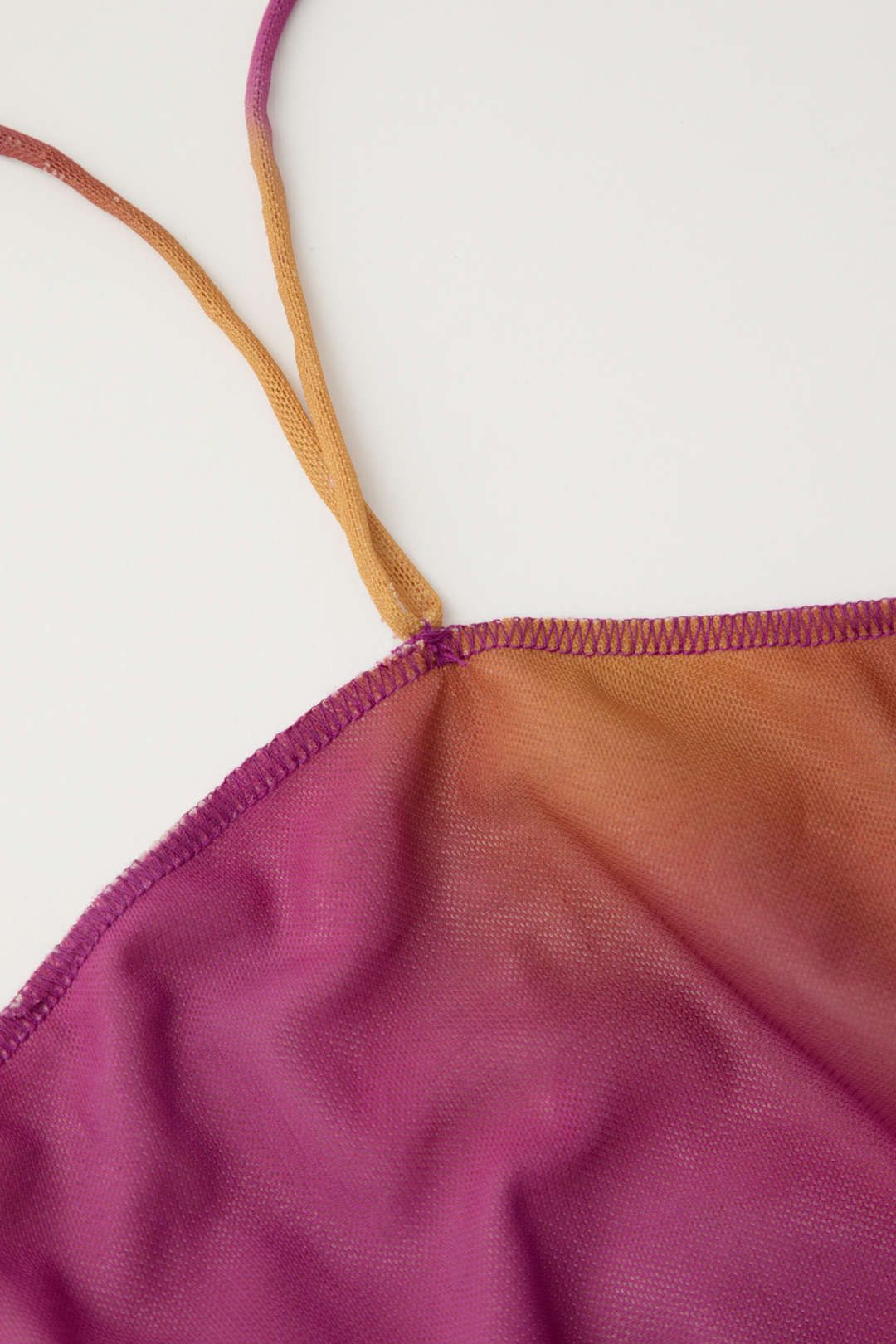 Ombre Mesh Cross Strap Bodysuit sold by Micas product image thumbnail 5