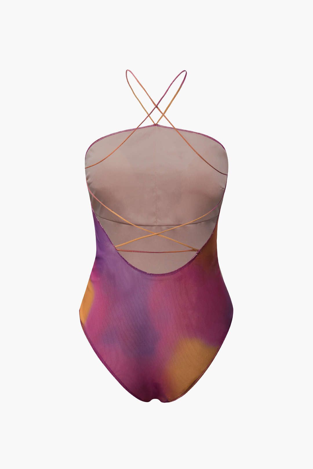 Ombre Mesh Cross Strap Bodysuit sold by Micas product image thumbnail 2