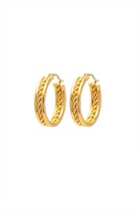 Twisted Hoop Earrings sold by Micas
