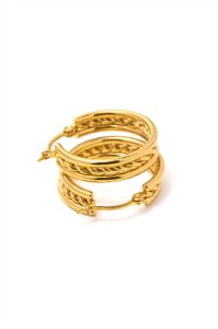 Twisted Hoop Earrings sold by Micas