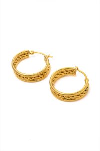 Twisted Hoop Earrings sold by Micas