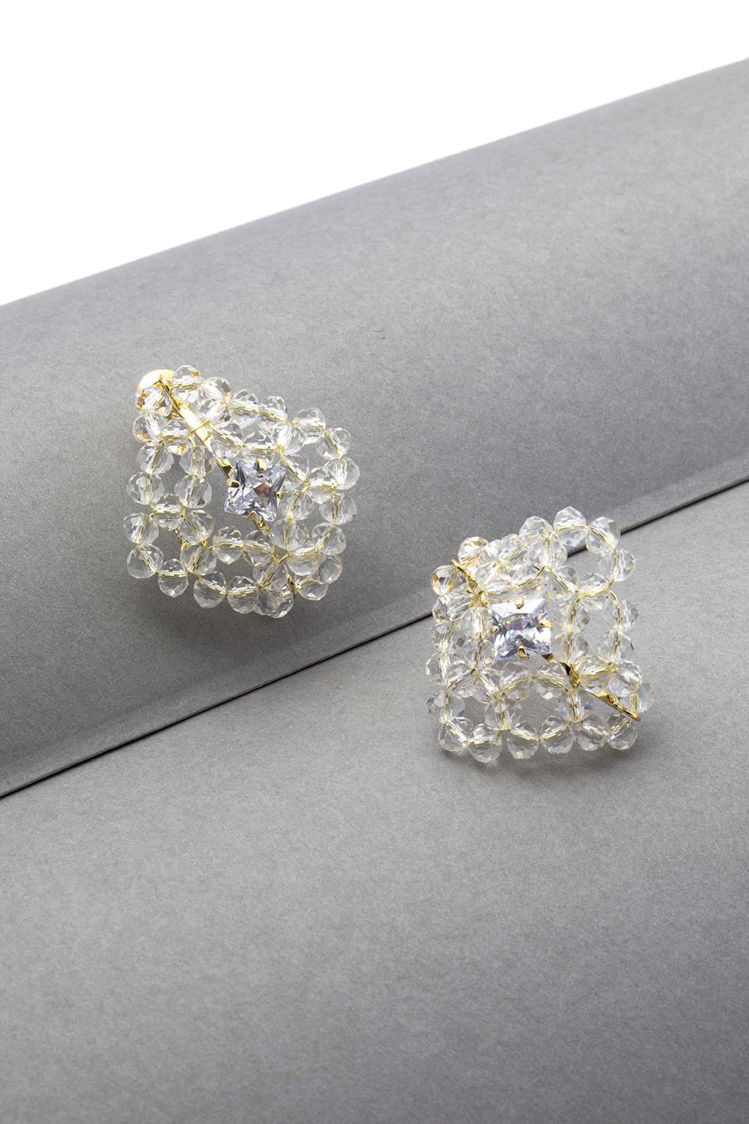 Drop Crystal Earrings sold by Micas product image thumbnail 4