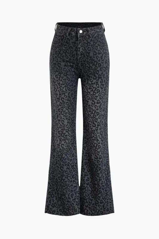 Retro High Waisted Flared Jeans sold by Micas