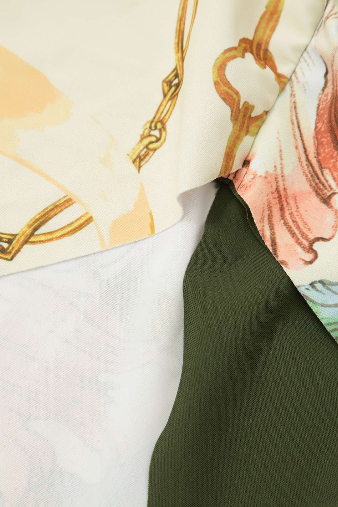 Floral Print One Shoulder One-piece Swimsuit And Ruffle Cover-up Set sold by Micas product image thumbnail 6