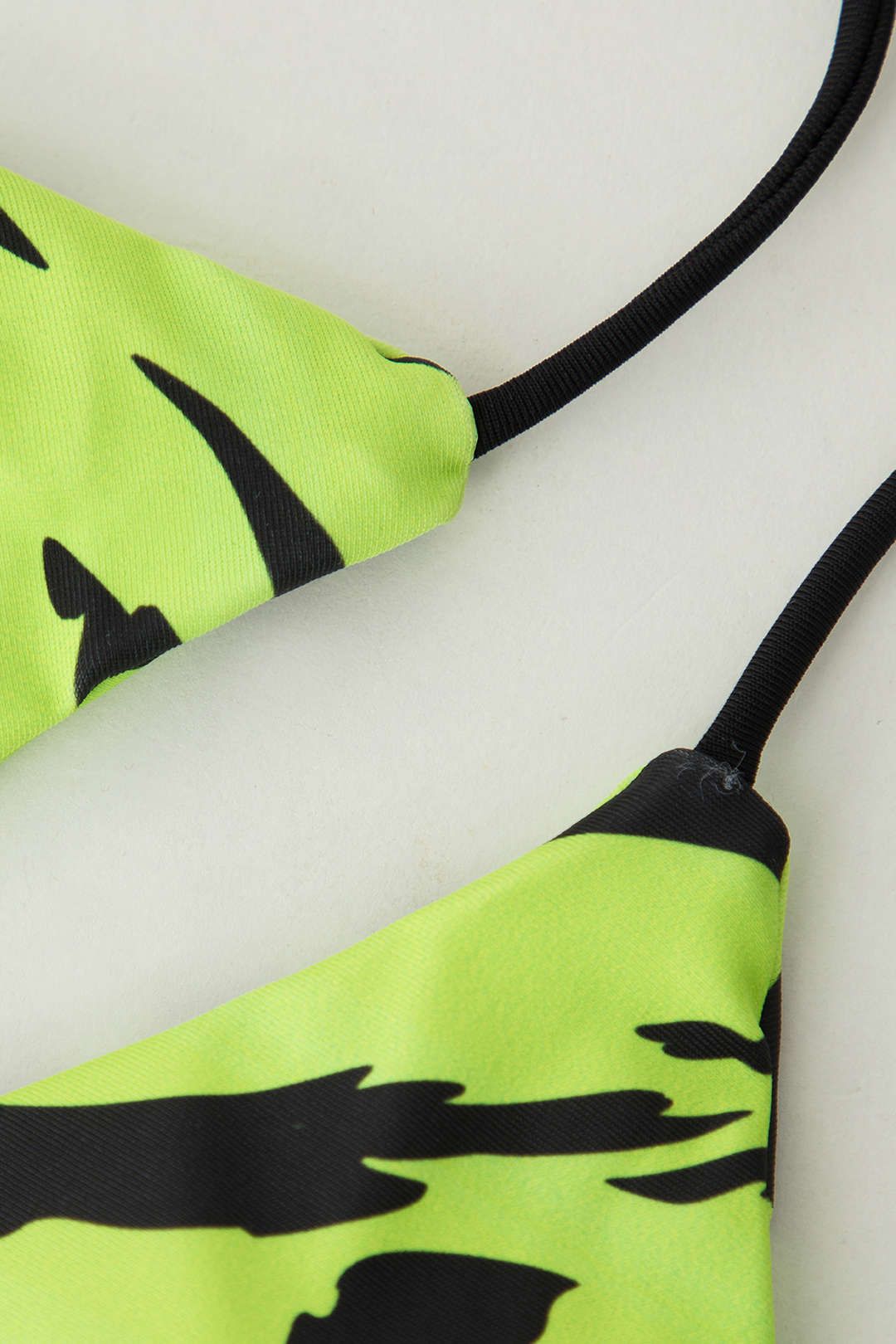 Zebra-stripe Tie Bikini Swimsuit sold by Micas product image thumbnail 4