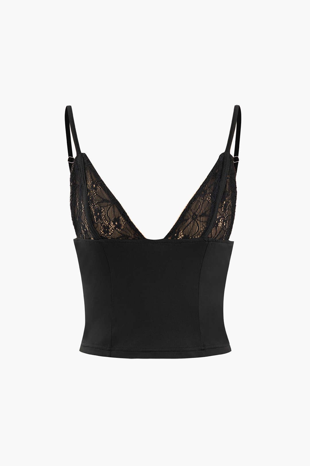 V-neck Lace Detail Cami Top sold by Micas