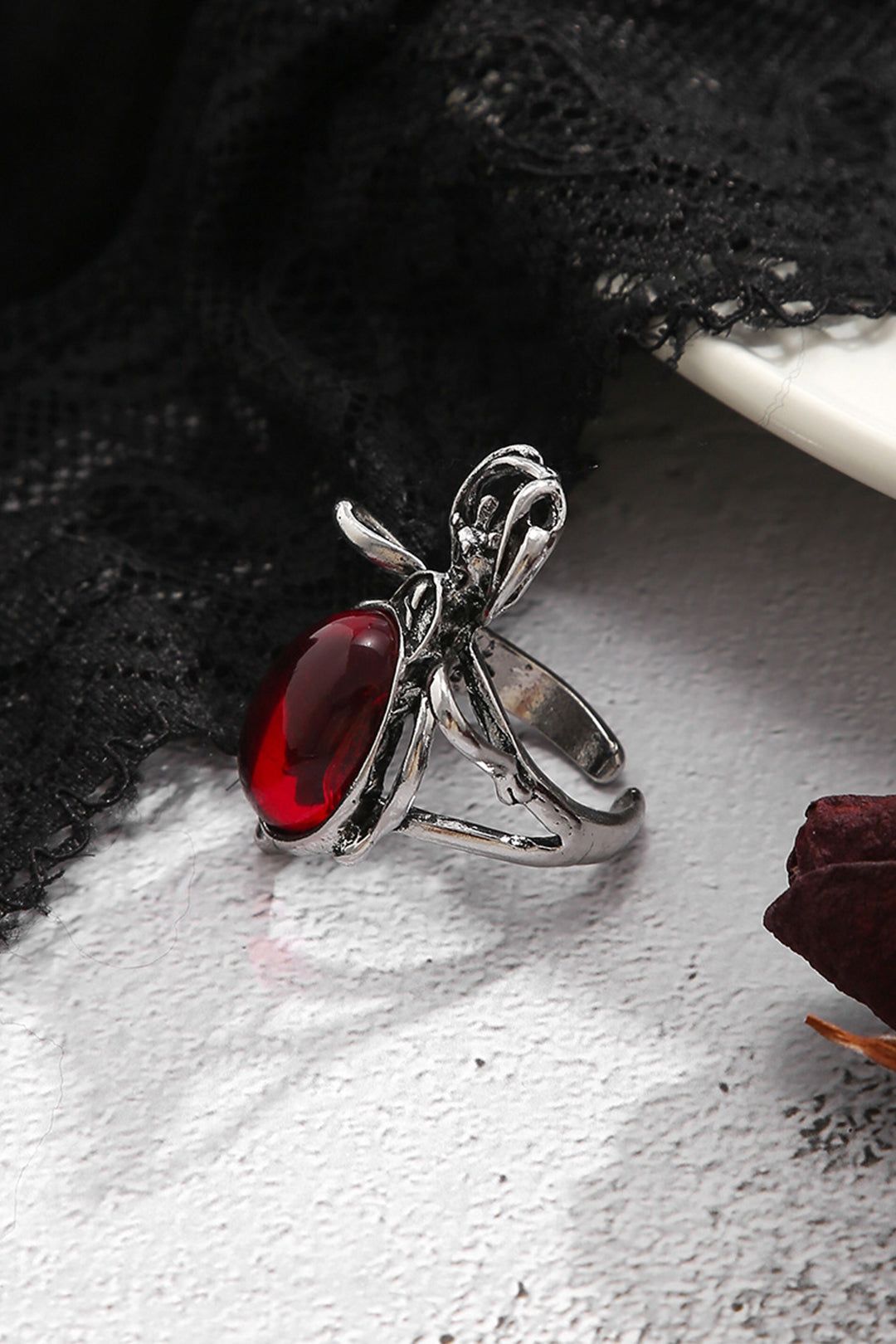 Blood Gem Open Ring sold by Micas product image thumbnail 3