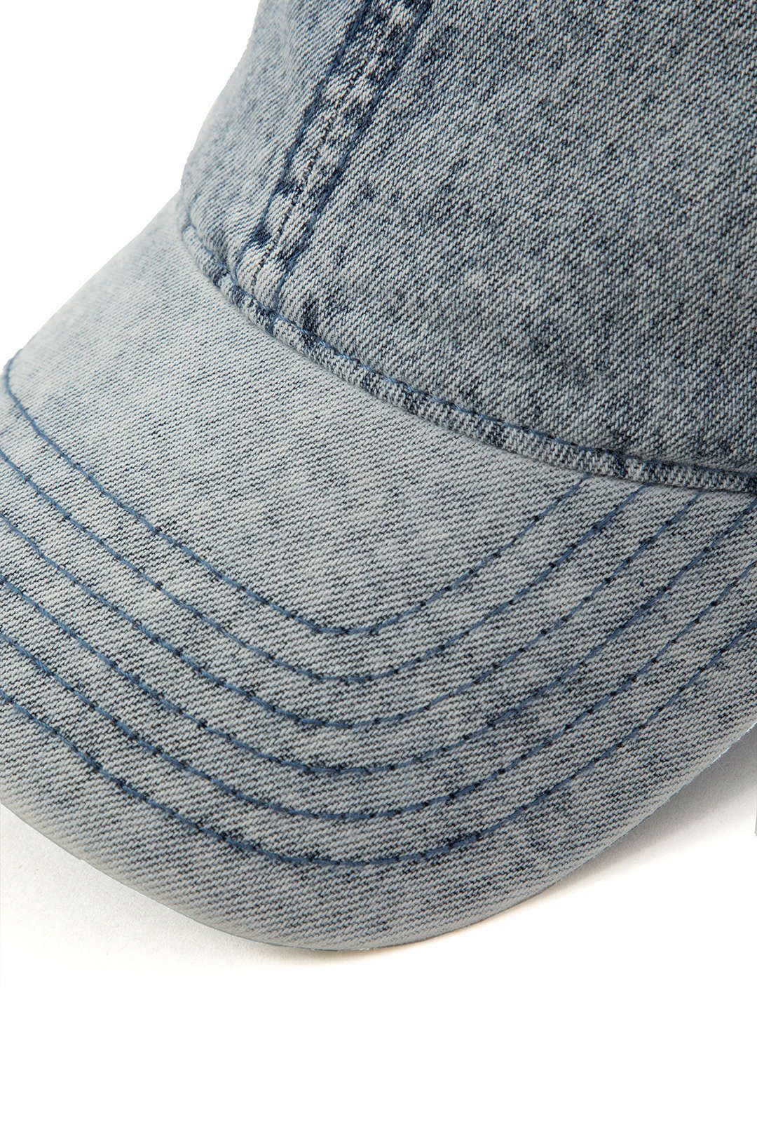 Distressed Denim Baseball Cap sold by Micas product image thumbnail 5