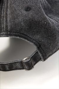 Distressed Denim Baseball Cap sold by Micas