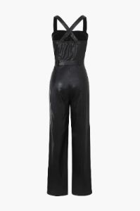Faux Leather Jumpsuit sold by Micas