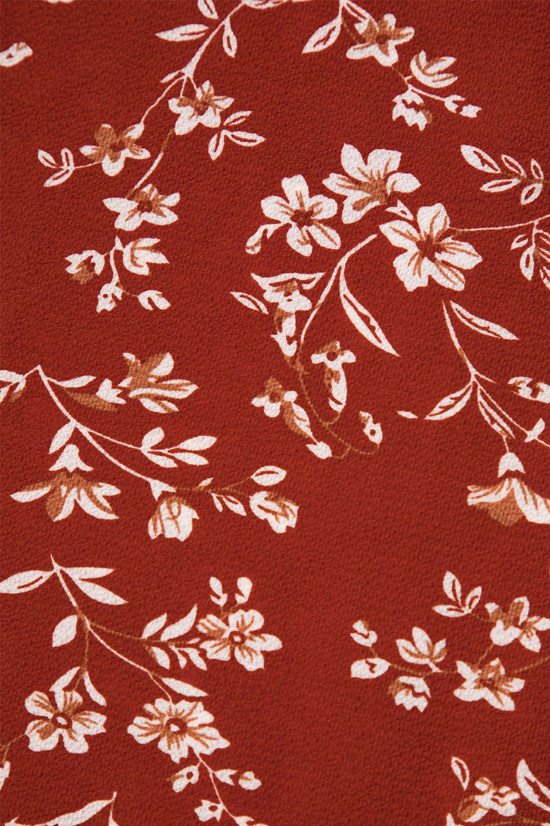 Floral Print Ruched Bust Back Slit Maxi Dress sold by Micas product image thumbnail 6