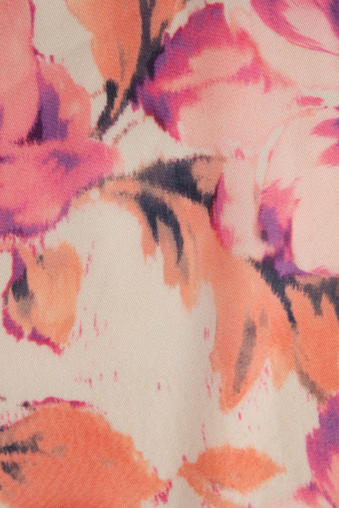 Floral Print V-neck Wrap Blouse sold by Micas product image thumbnail 3