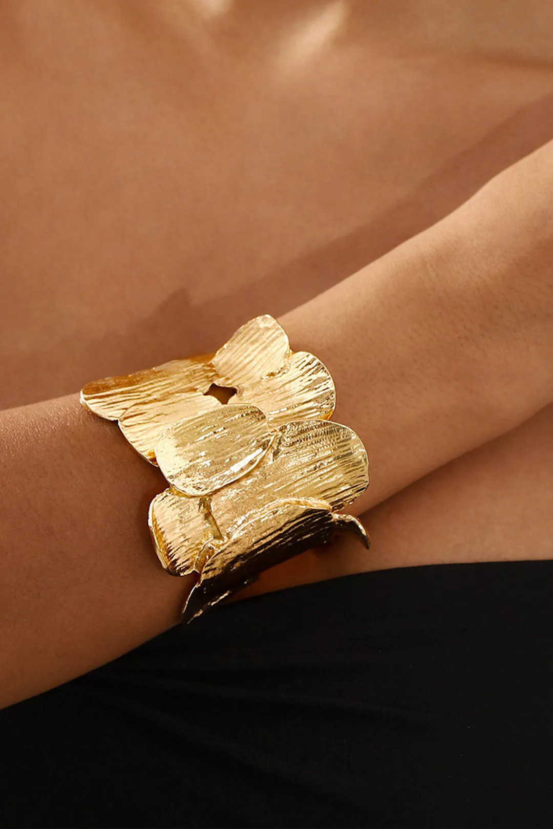 Textured Cuff Bracelet sold by Micas product image thumbnail 2