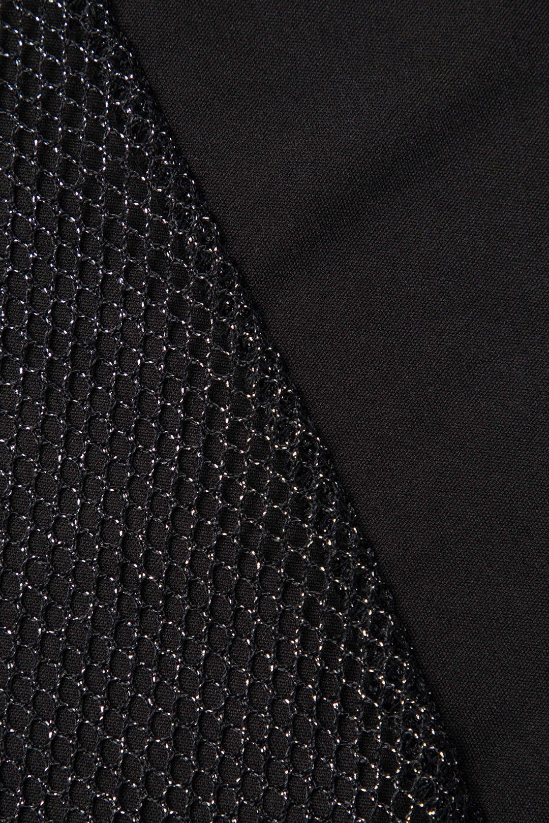 Glitter Mesh Panel Flare Leg Jumpsuit sold by Micas product image thumbnail 3