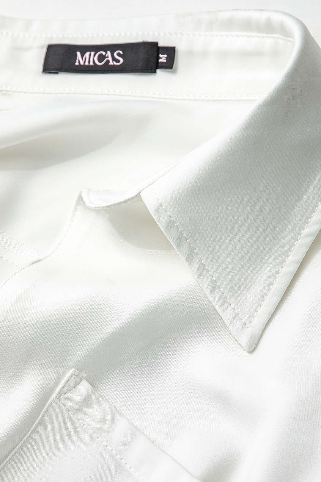 V-neck Twist Hem Chest Pocket Blouse sold by Micas product image thumbnail 4
