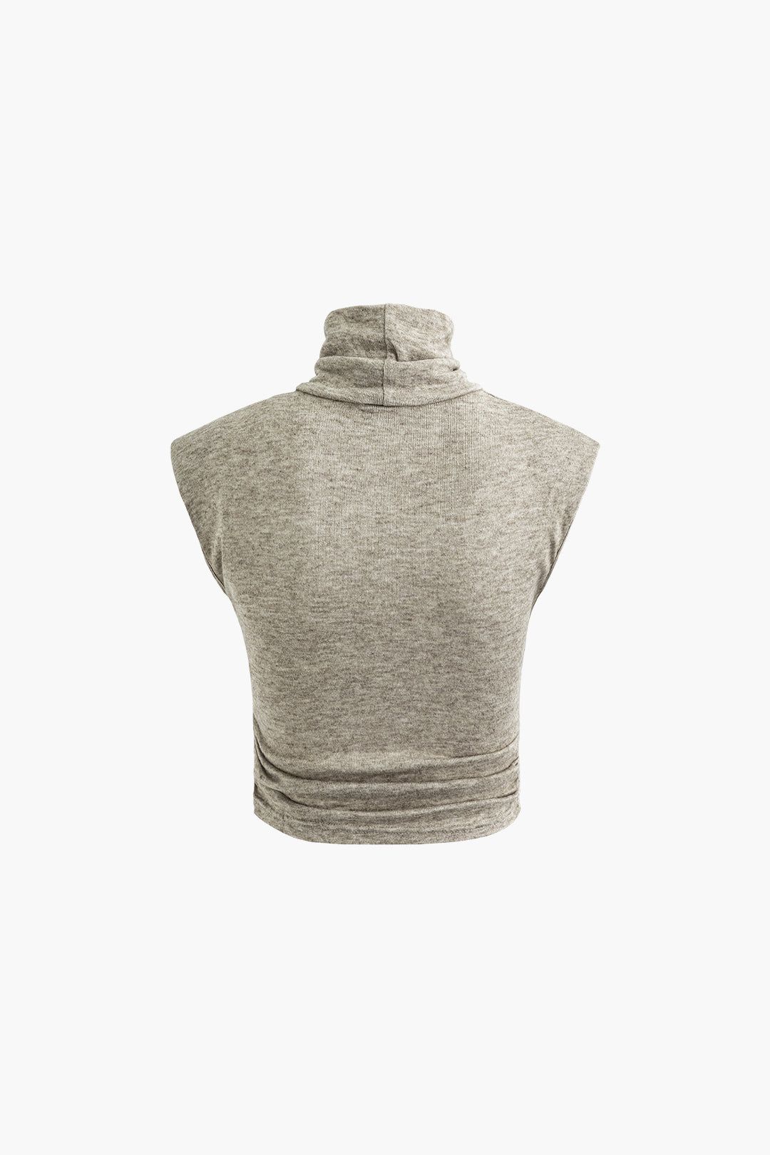 Turtle Neck Ruched Tank Top sold by Micas product image thumbnail 2