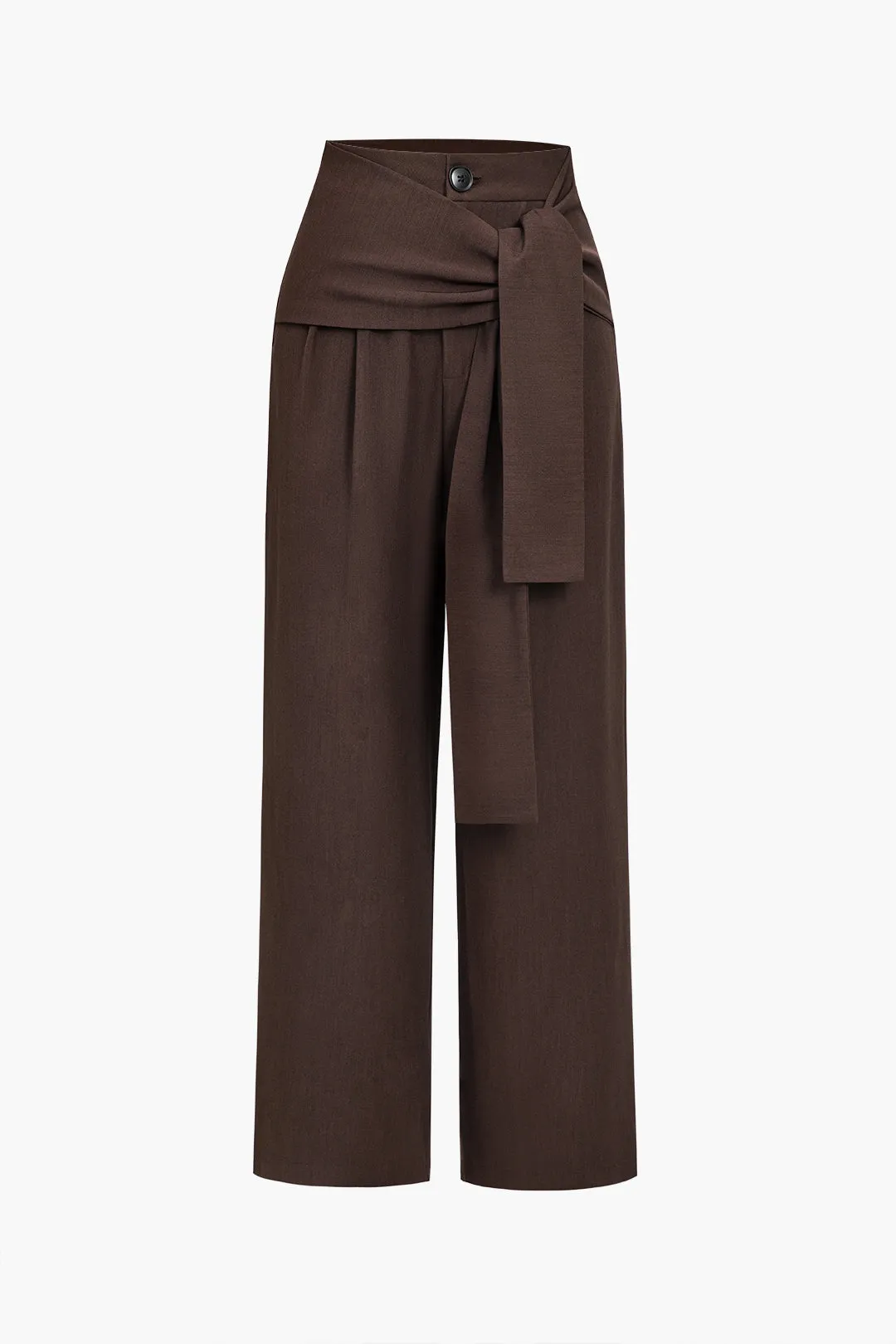 Solid Knot Asymmetrical Trousers sold by Micas