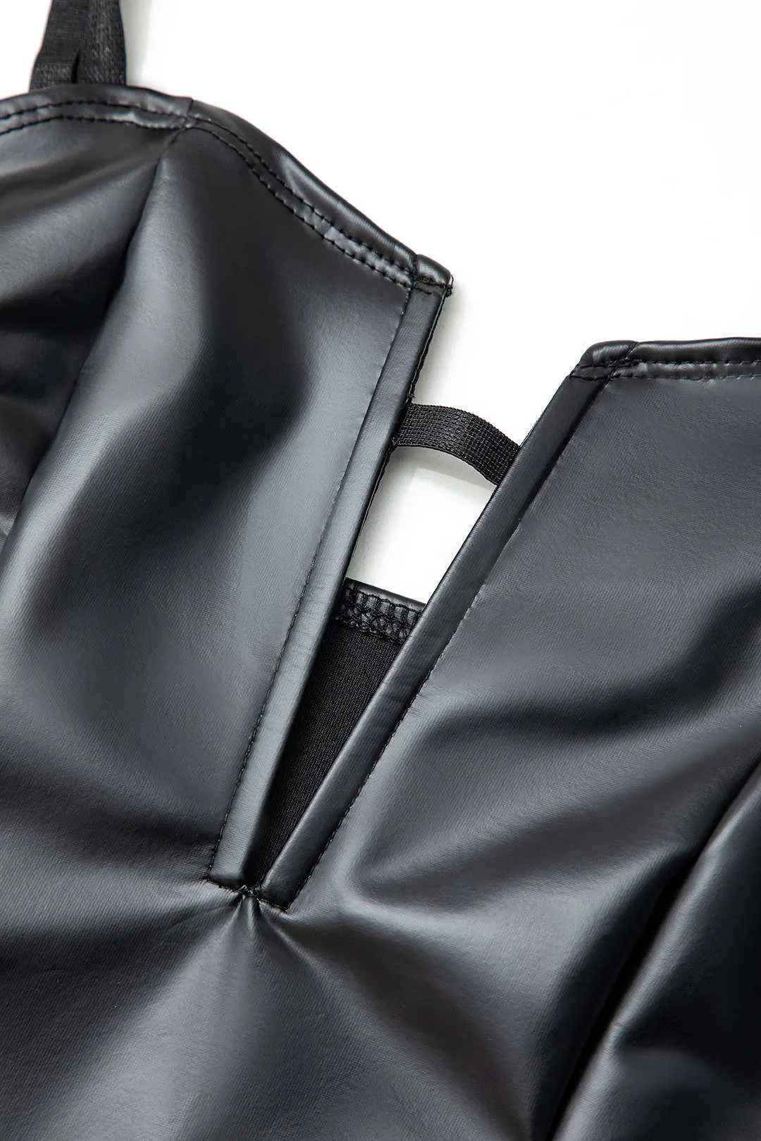 Basic Solid Pu Slip Bodysuit sold by Micas product image thumbnail 4