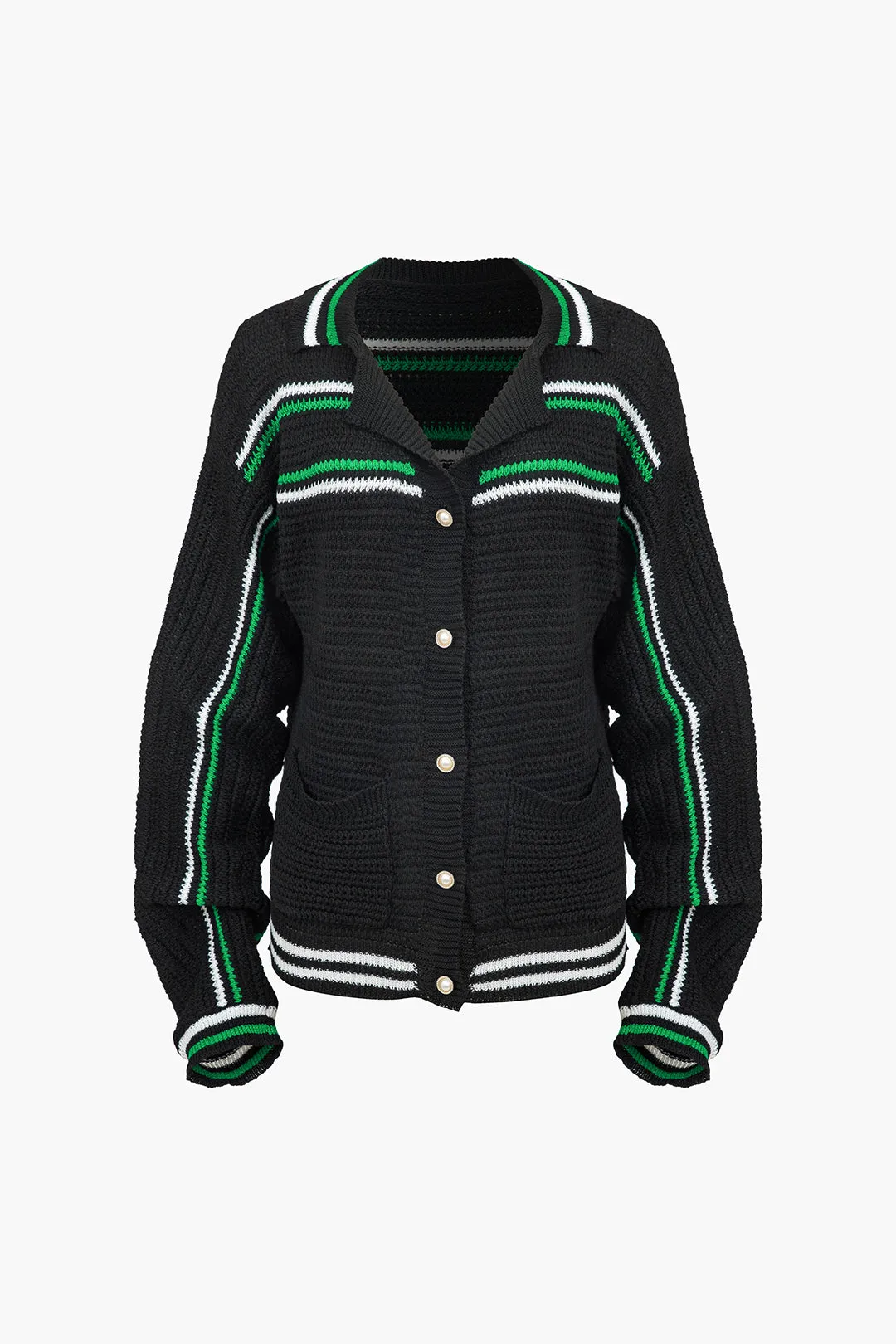 Strik Colour Block Pocket Cardigan sold by Micas product image thumbnail 4