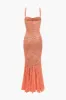 Lace Bustier Slip Mermaid Maxi Dress sold by Micas