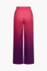 Ombre Print Tie-Up bukser med brede ben sold by Micas