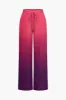 Ombre Print Tie-Up bukser med brede ben sold by Micas
