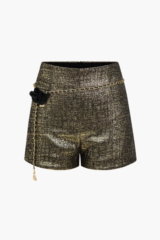 3d blomsterkædeshorts made by Micas