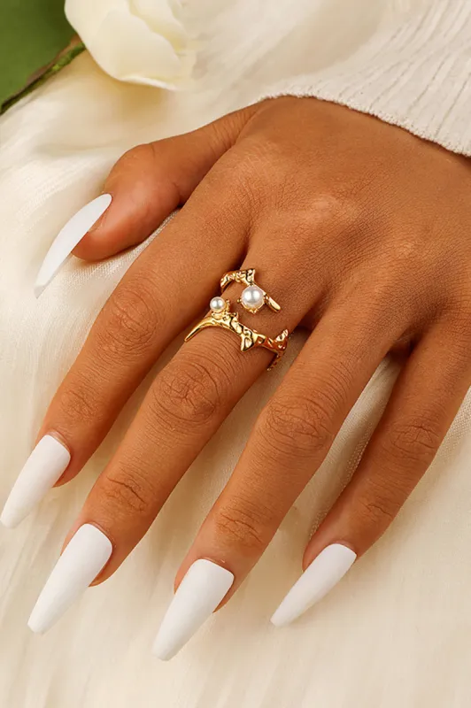 Pearl Open Ring sold by Micas