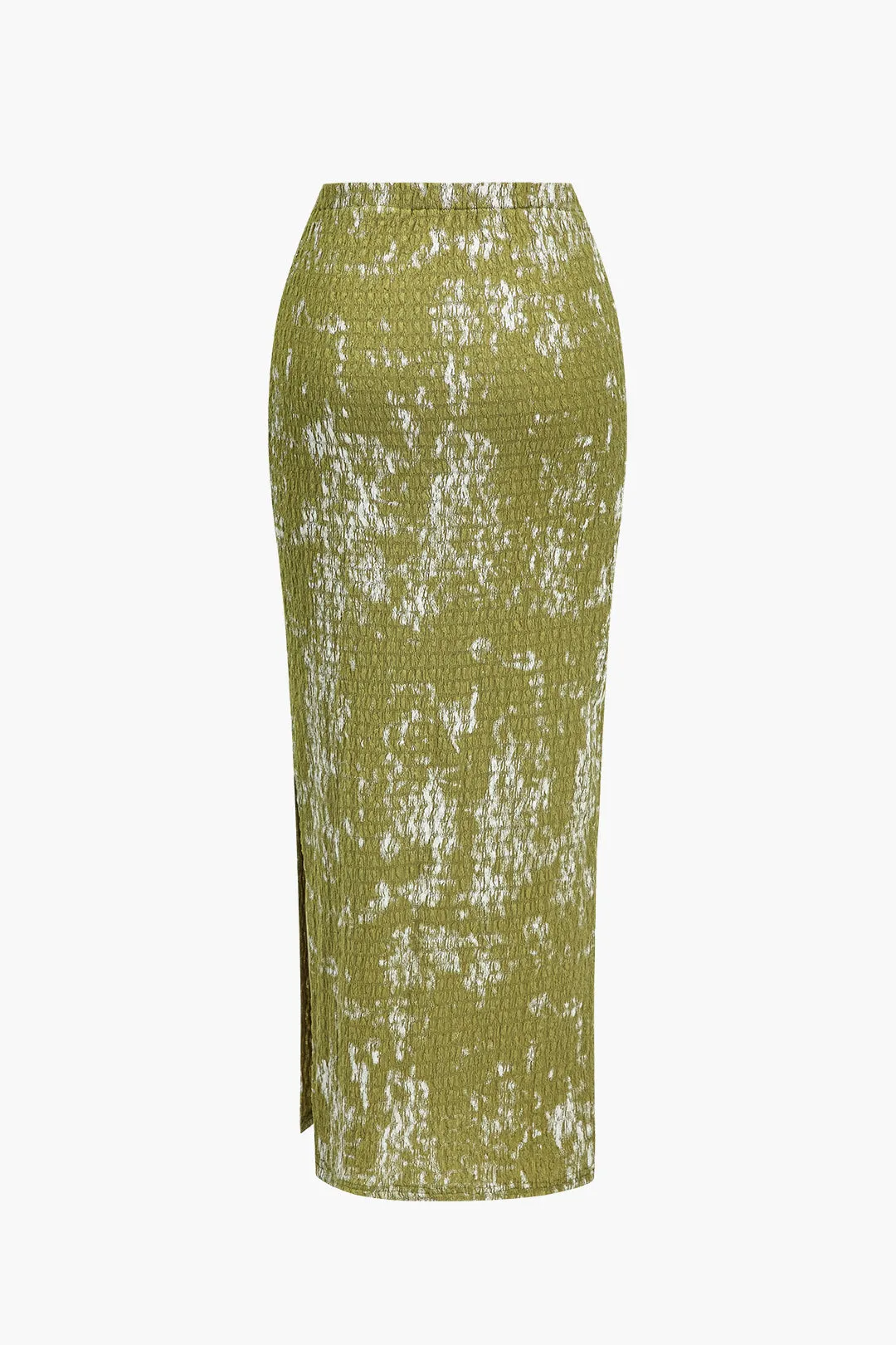 Twist Knot Crop Top And Midi Skirt Set sold by Micas product image thumbnail 5