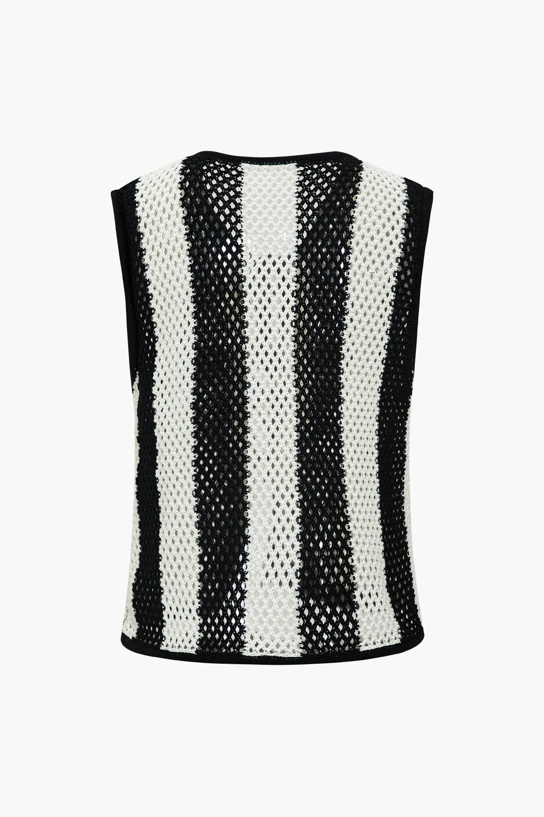 Stripe Cut Out Sweater Vest sold by Micas product image thumbnail 2