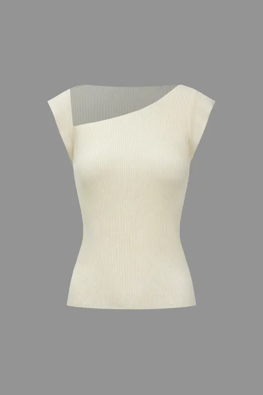 Basic Solid Cut Out Tank Top sold by Micas