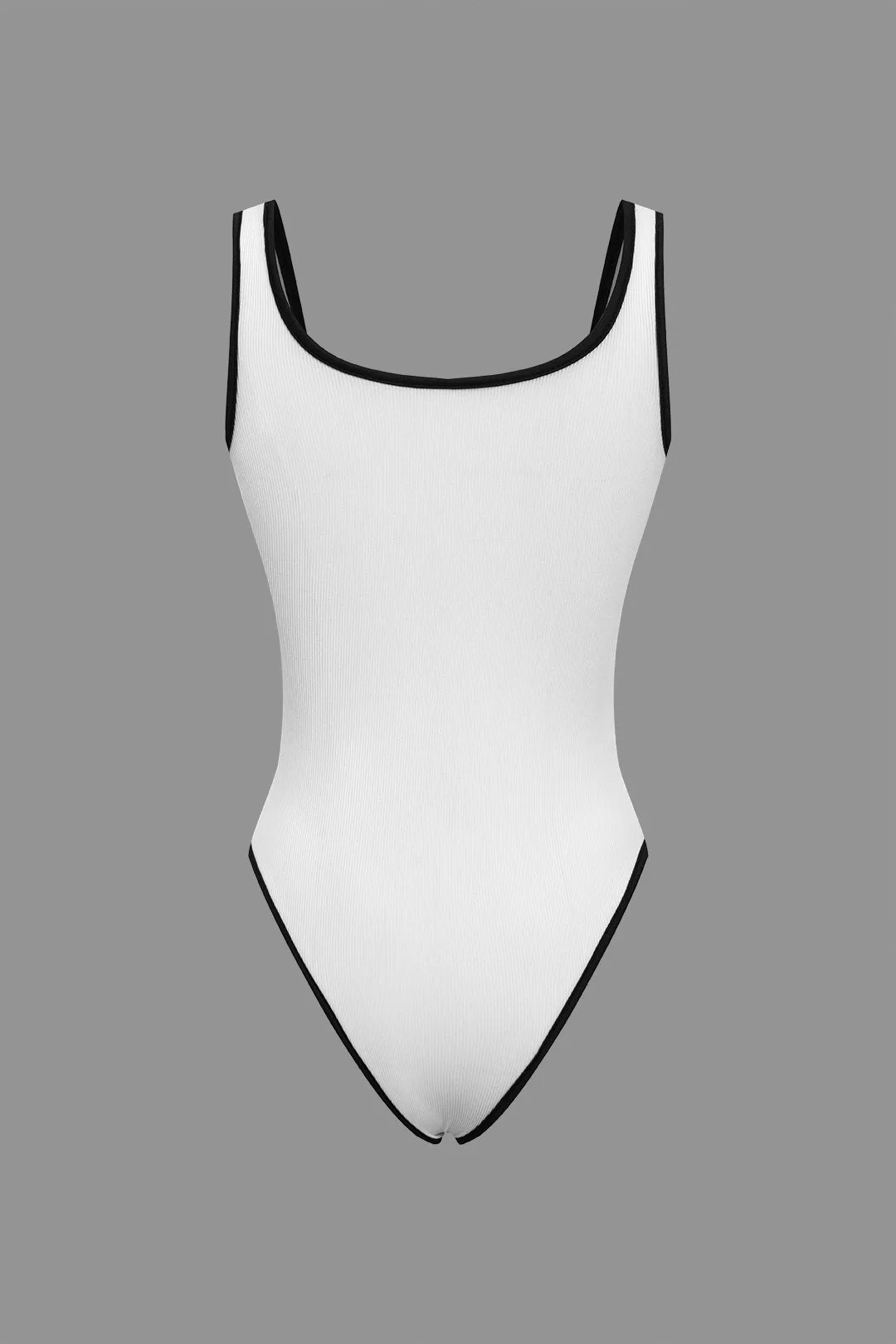 Bodysuit med lynlås i kontrasttank sold by Micas product image thumbnail 2