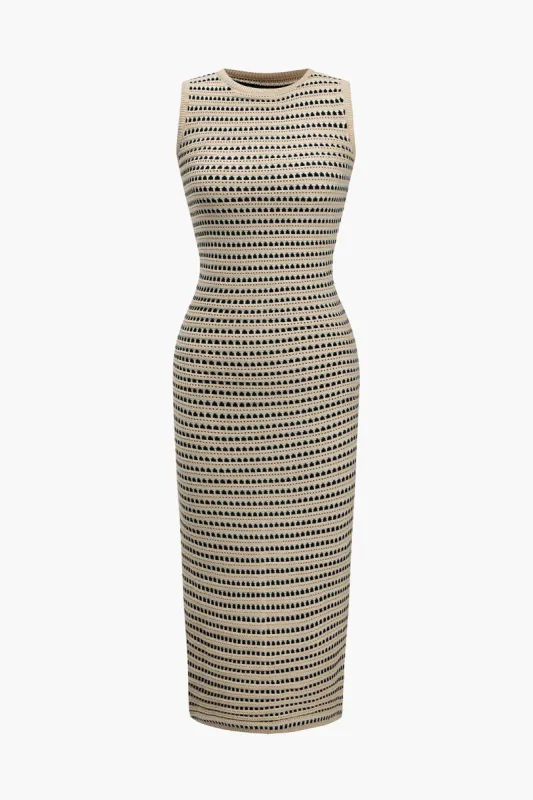 Solid Knit Cut Out Tank Dress sold by Micas