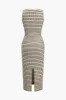 Solid Knit Cut Out Tank Dress sold by Micas