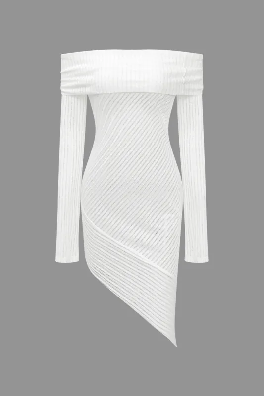 Solid asymmetrisk midi -kjole sold by Micas