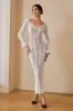 Solid Cut Out Backless Maxi Dress sold by Micas