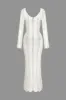Solid Cut Out Backless Maxi Dress sold by Micas