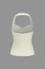 Solid udskåret shell cami top sold by Micas