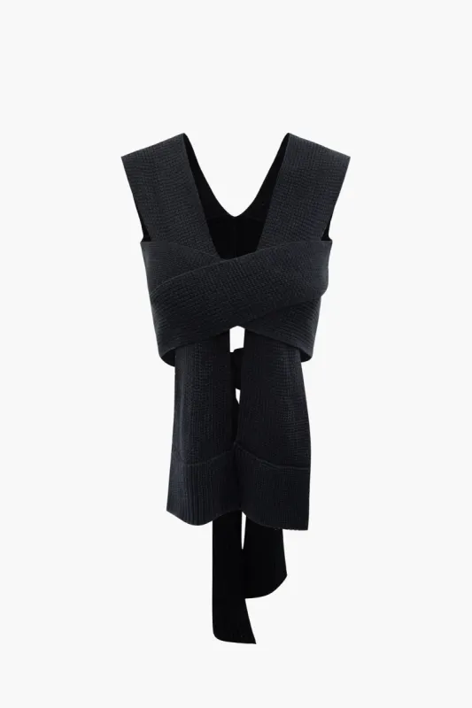 Cross Sweater Tank Top sold by Micas