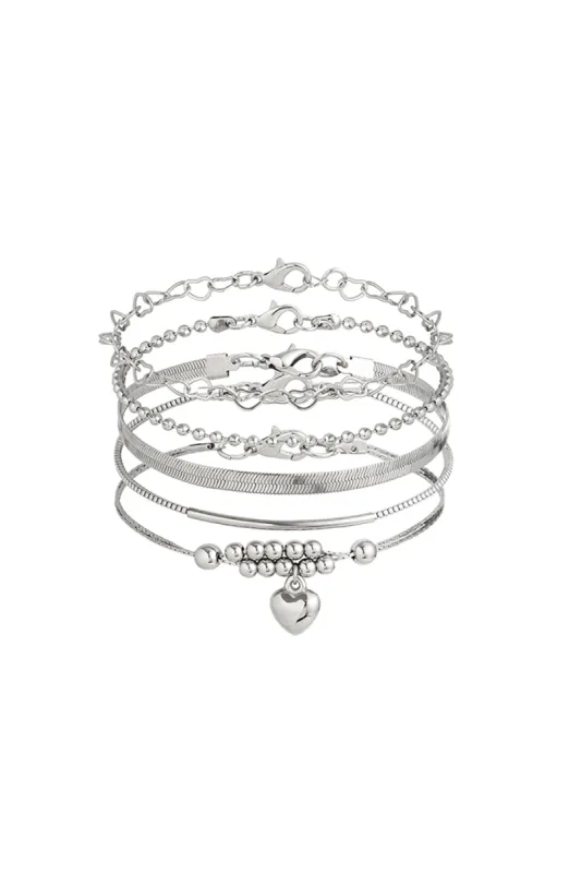 Heart Bead Anklet sold by Micas