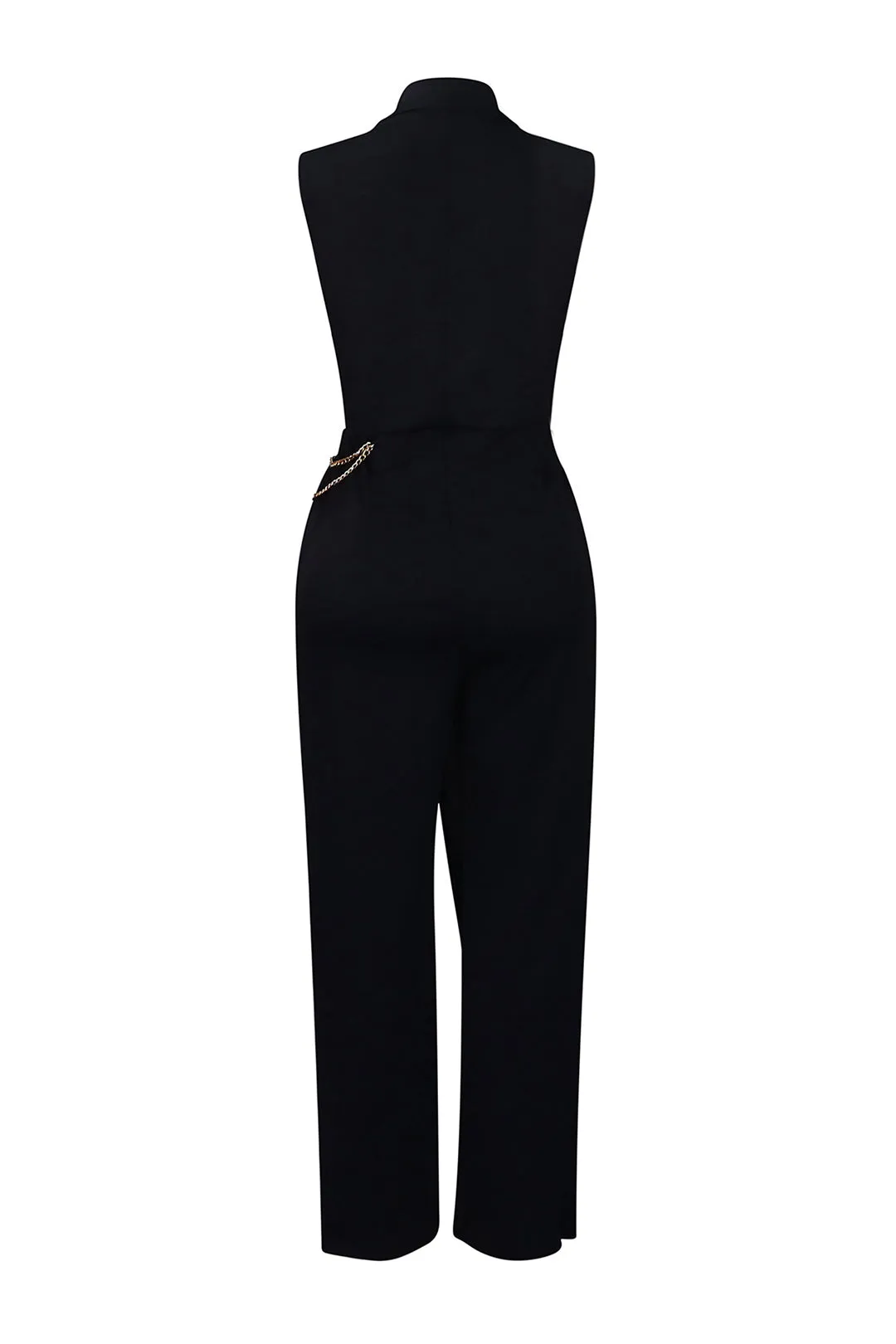 Plus størrelse kæde elegant ærmeløs jumpsuit sold by Micas product image thumbnail 2