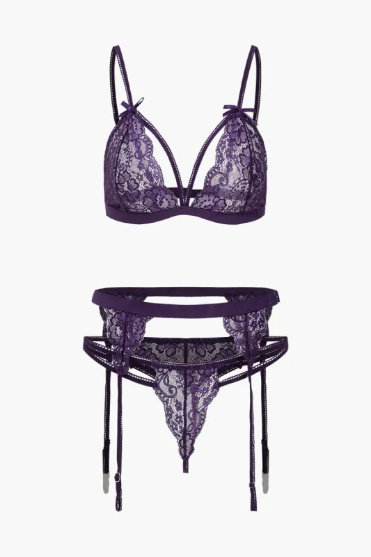 Grundlæggende solid blonder lingeri strømpebånd sold by Micas