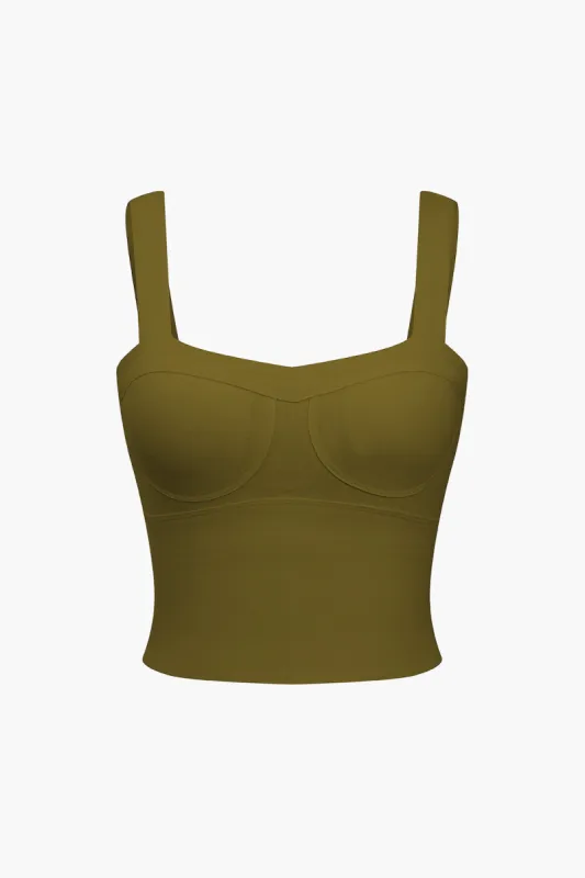 Solid tanktop uden ryg sold by Micas
