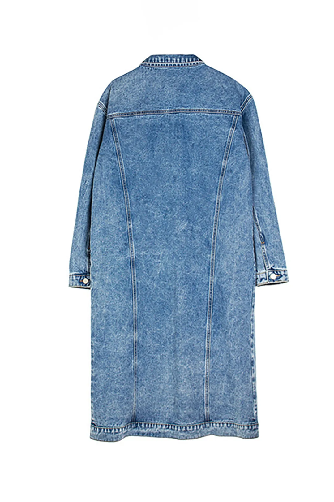 Solid Button Pocket Denim Outerwear sold by Micas product image thumbnail 3