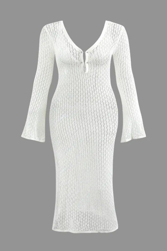 Plus Size Solid Drawstring Maxi Dress sold by Micas