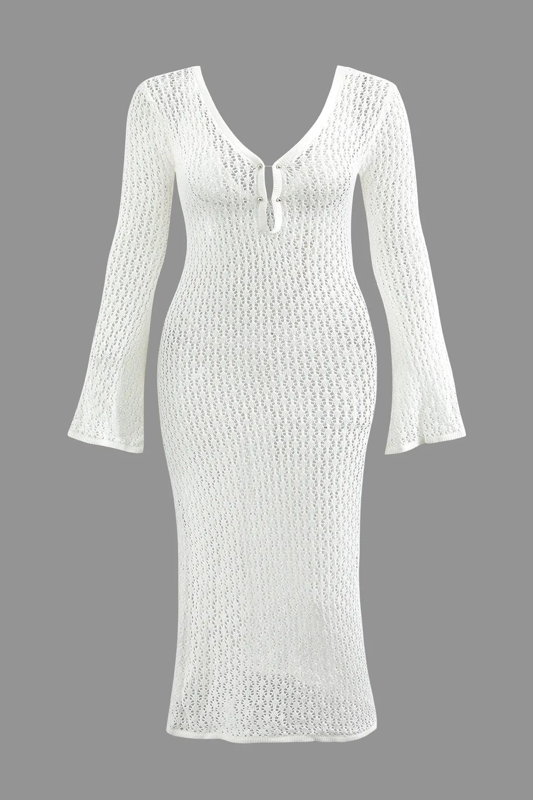 Plus Size Solid Drawstring Maxi Dress sold by Micas