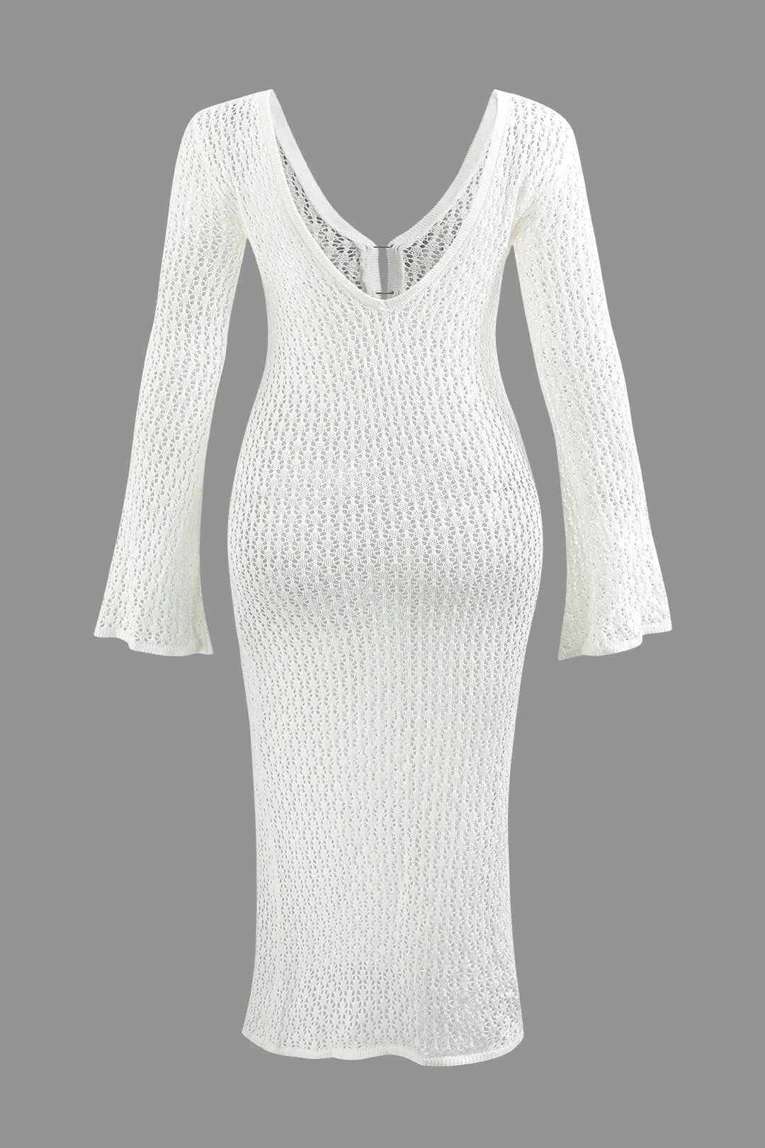 Plus Size Solid Drawstring Maxi Dress sold by Micas product image thumbnail 2